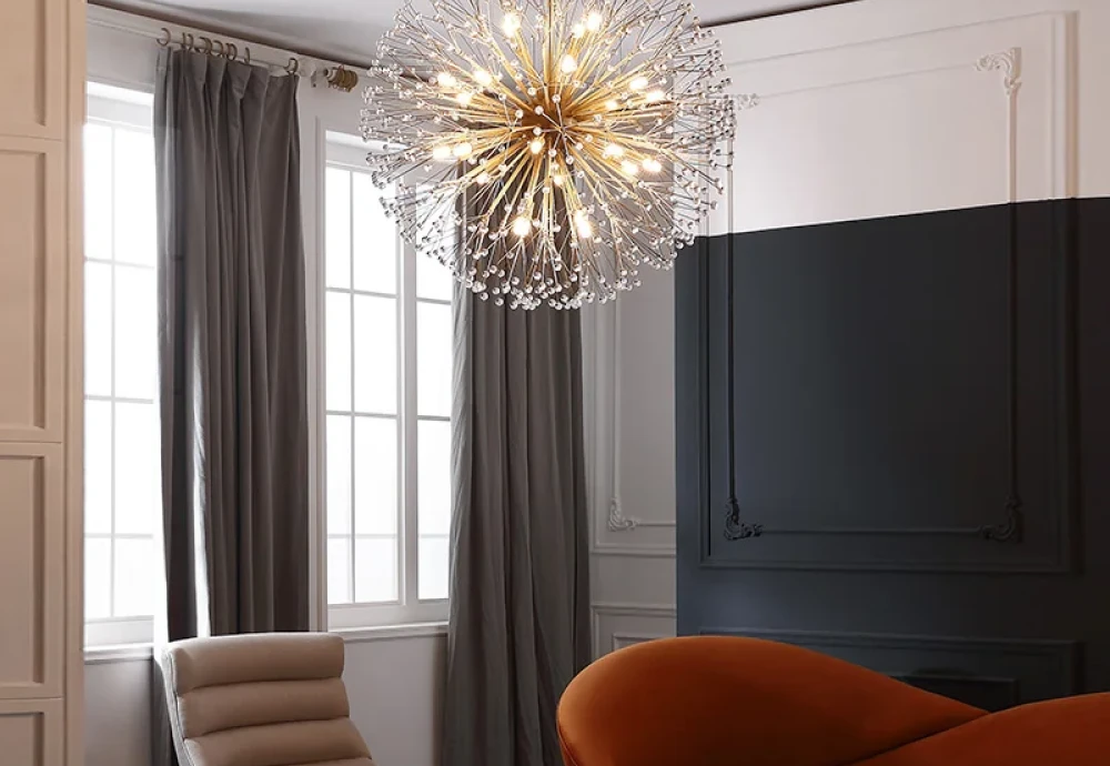 glass globe round chandelier